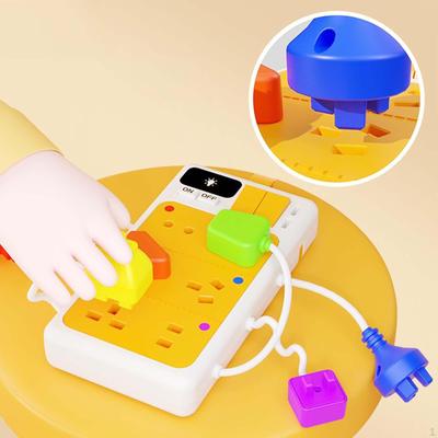 Сенсорные переключатели Доска Игрушка DIY Материал Путешествия Деятельность Части Образовательные для детей