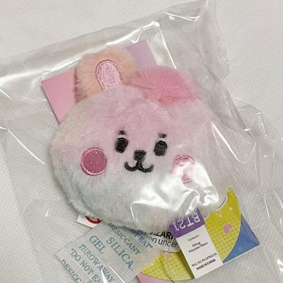 [Б/У] BT21 Baby Радужный брелок-подвеска для сумки с плоским лицом COOKY