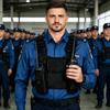 Многофункциональный тактический жилет с нагрудной сумкой для рации и плечевым ремнем для патрульной службы