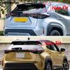 For Toyota Yaris Cross     2024 Chrome Side Tail Wing Rear Window Spoiler Cover Trim Sticker Car Accessories
