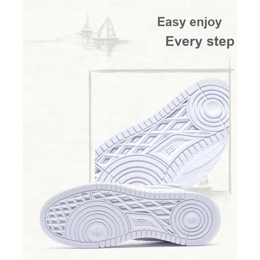 Li Ning Youth Childrens Shaohua нескользящие амортизирующие износостойкие кроссовки средней высоты для скейтбординга детские белые кроссовки YKCR184-15