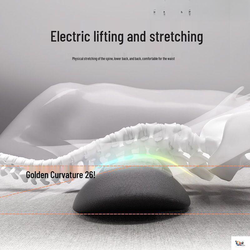 Heated Lumbar Support Pillow with Massage Function