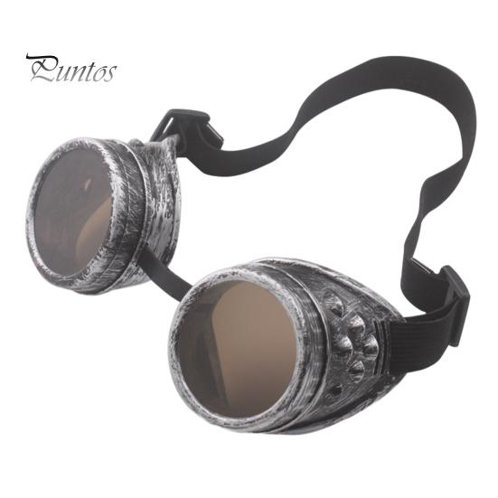 Очки в стиле стимпанк в стиле ретро, устойчивые к царапинам и ультрафиолету, винтажные классные очки на Хэллоуин для косплея на Хэллоуин