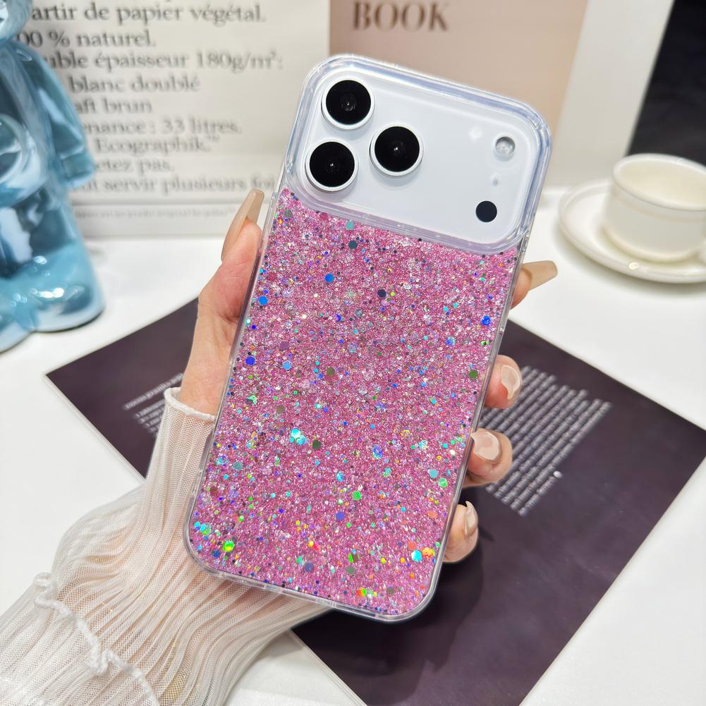 Чехол с блестками и пайетками для iPhone 17 Pro Max 17 Pro Air 17e 16e 16 pro 15 + 14 13 12 11 X XR Блестящий сверкающий защитный чехол