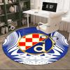 Croatian Football Crest Design Round Rug for Livingroom,Bedroom, Palyroom, Chair Rug, Area rug, Circle Carpet, Fan Christmas gift
