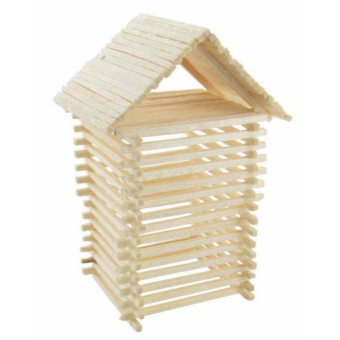 Allumettes 4,3 cm couleur naturelle - 500 pièces