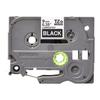 Ruban Brother TZE325 Blanc Sur Noir 9 Mm X 8 M - Laminé