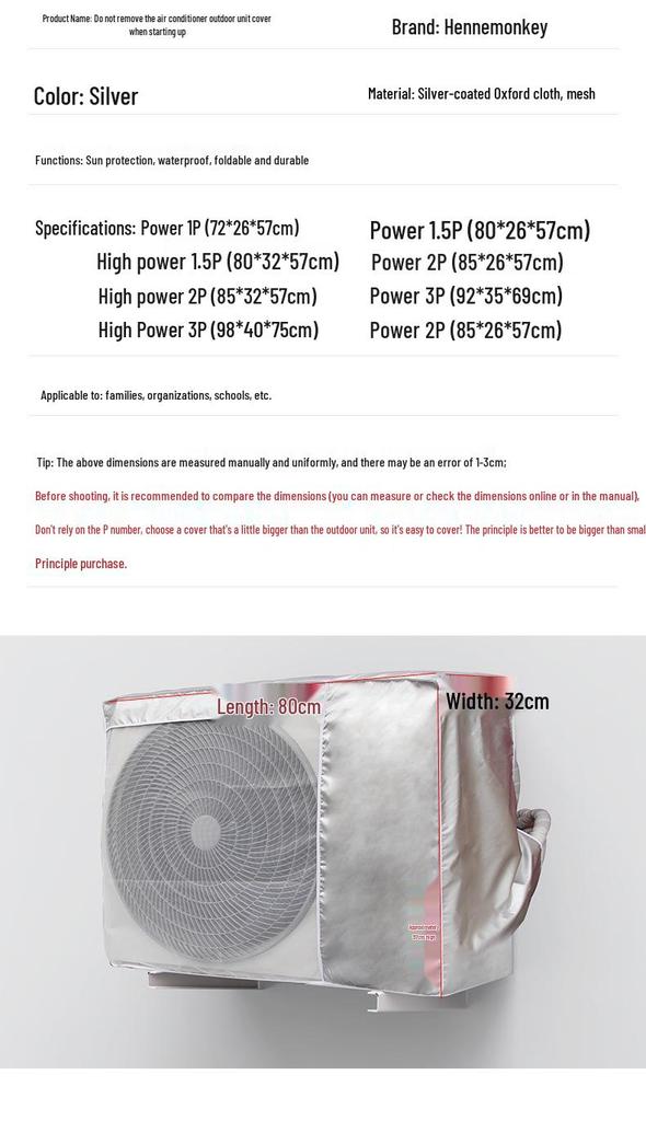 Nordic Style Wall-Mounted Air Conditioner Dust Cover for Gree, Midea, Haier Units