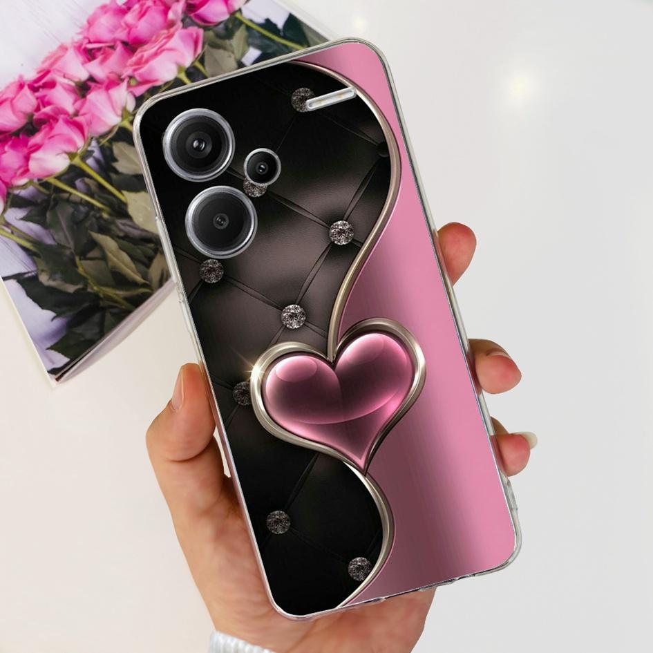 For Xiaomi Redmi Note 13 5G Case Luxury Marble Transparent Phone Cover For Redmi Note 13 Pro Plus Funda on Note 13 Pro 5G Bumper