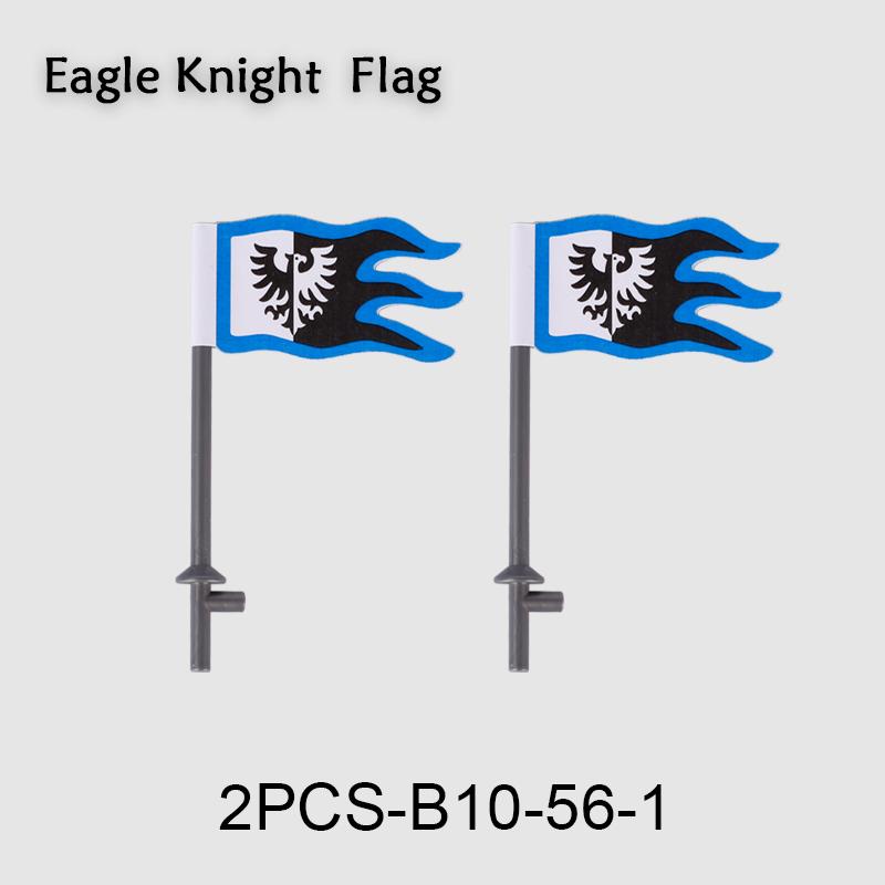 Средневековые военные флаги, серия «Военный замок», рыцарь, солдат, воин, аксессуары, строительные блоки, Древний Священный Рим, кирпичики, игрушки, подарки.