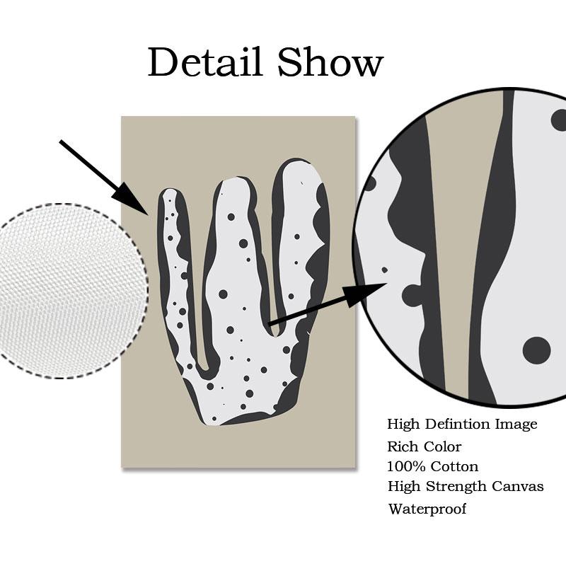 Абстрактная скандинавская модная картина в стиле бохо бежевого цвета, минималистичная картина на холсте, печать плакатов, настенные художественные фотографии, домашний декор для гостиной