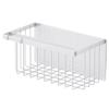 Kanoki Magnetic Bathroom Bathroom W X D X Magnetic Easy Includes Rust for White Basket, Rack, Approx. 12.5" 6.7" 5.6" H, Adhesive, Installation,