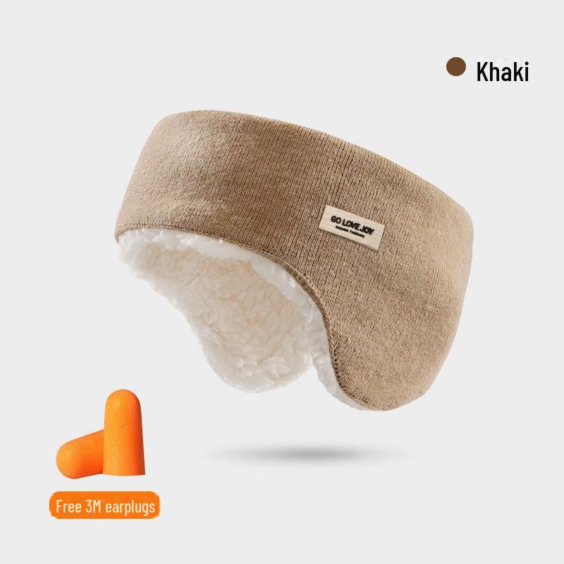 DEZ43 Унисекс ветрозащитные вязаные шерстяные бархатные наушники - Модные осенние и зимние наушники