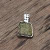Moldavite Gemstone 925 Solid Sterling Silver Handmade Pendant Jewelry, Statement Women Ring, Gift For Her.