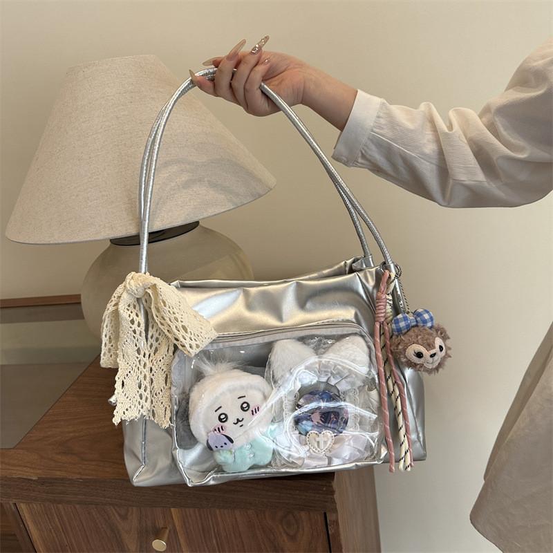 Cute Girl Summer Shoulder Bag With Magnetic Closure For Daily Fashion