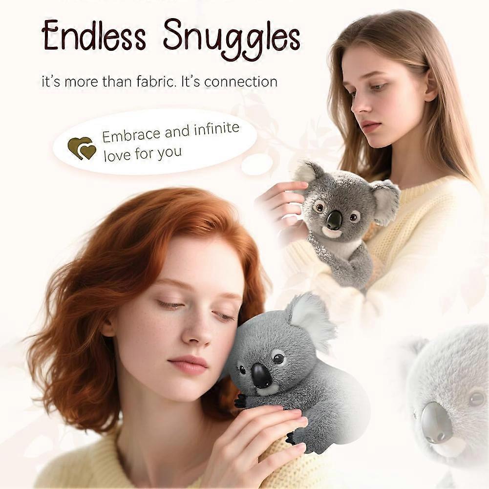 Koaly - The Koaly Emotional Healing On Demand, Koaly Plush For Emotional Support, Mimics Natural Movements For Realistic Comfort, Cuddly Stuffed Doll