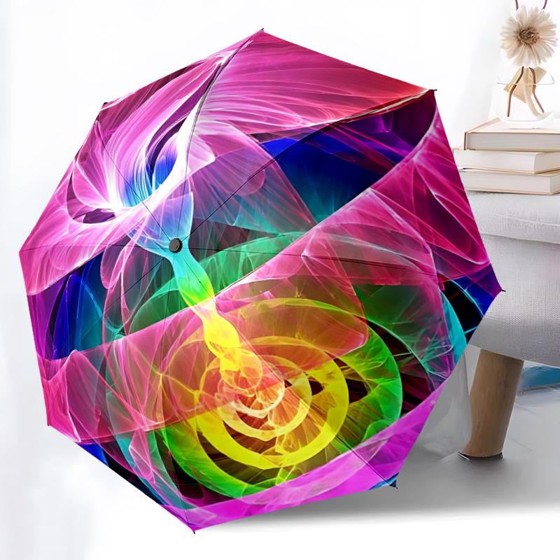 1pc Colorful Sphere Folding Umbrella, Durable, Suitable for Outdoor Activities or Rain, Suitable for Commuting yy251027090