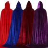 Gold Velvet Wizard Witch Halloween Cloak & Cape