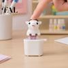 Sensory Tactile Feedback Toy 1/2Pcs Goat Keyboard Fidget with Sound, Rechargeable Sheep Finger Clicker Interactive Toy, Animal Button Decompression