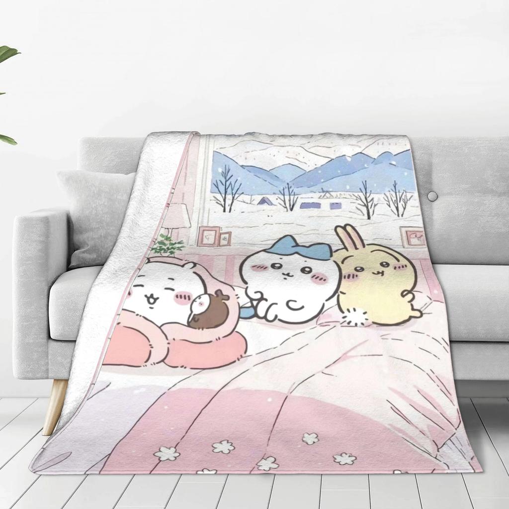 Чиикава Плед для плавания Качество Мягкий Теплый Плед Весна Дети Гостиная Новинка Покрывало