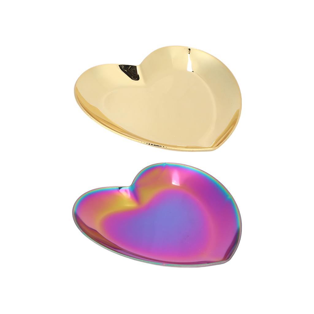 Доска для дизайна ногтей из нержавеющей стали в форме сердца, косметический макияж, маникюр, советы, палитра для смешивания цветов