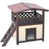 Outdoor Cat House 88 X 57 X 77 Cm - KERBL - 4-Seasons Deluxe - Thermally Insulated Interior Space
