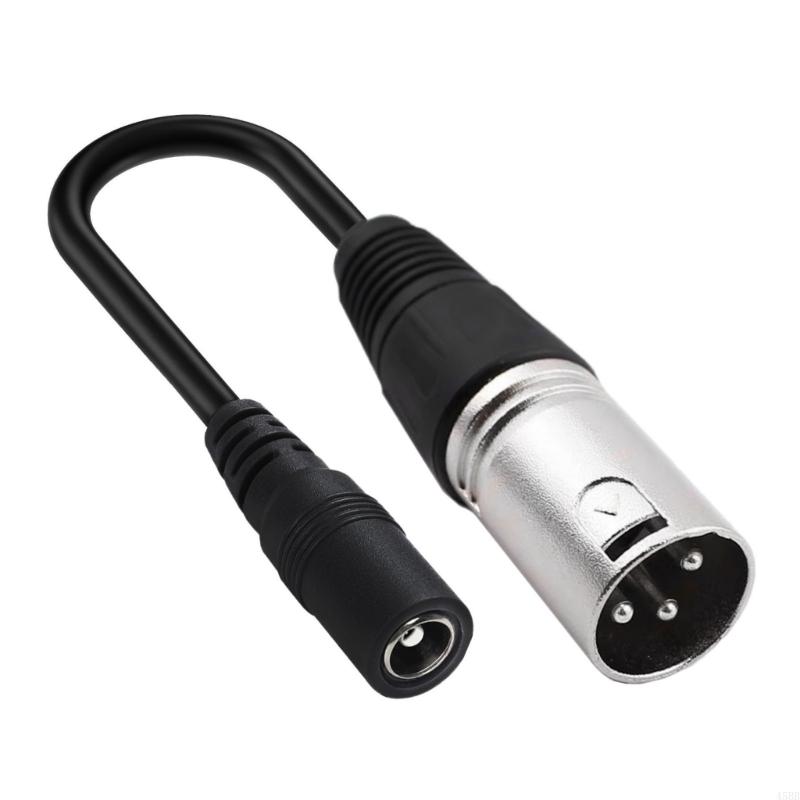 Адаптер-переходник DC 5.5mm*2.1mm (мама) на XLR 3-pin 5.5*2.5MM 8.0x1.6MM Разъем-адаптер