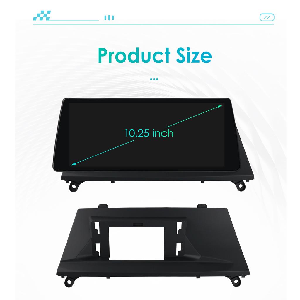 OSSURET 10,25" Carplay Android 13 Автомагнитола для BMW X5 E70 X6 E71 CCC CIC автомобильная интеллектуальная система радио GPS навигация стерео DSP Bluetooth SWC головное устройство