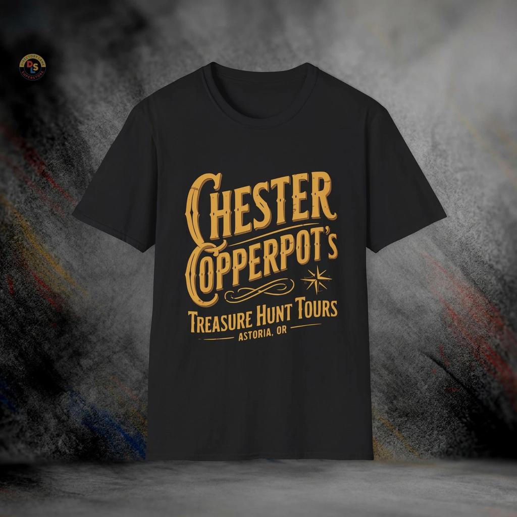 Chester Copperpot Treasure Tours The Goonies T-Shirt | Softstyle Tee