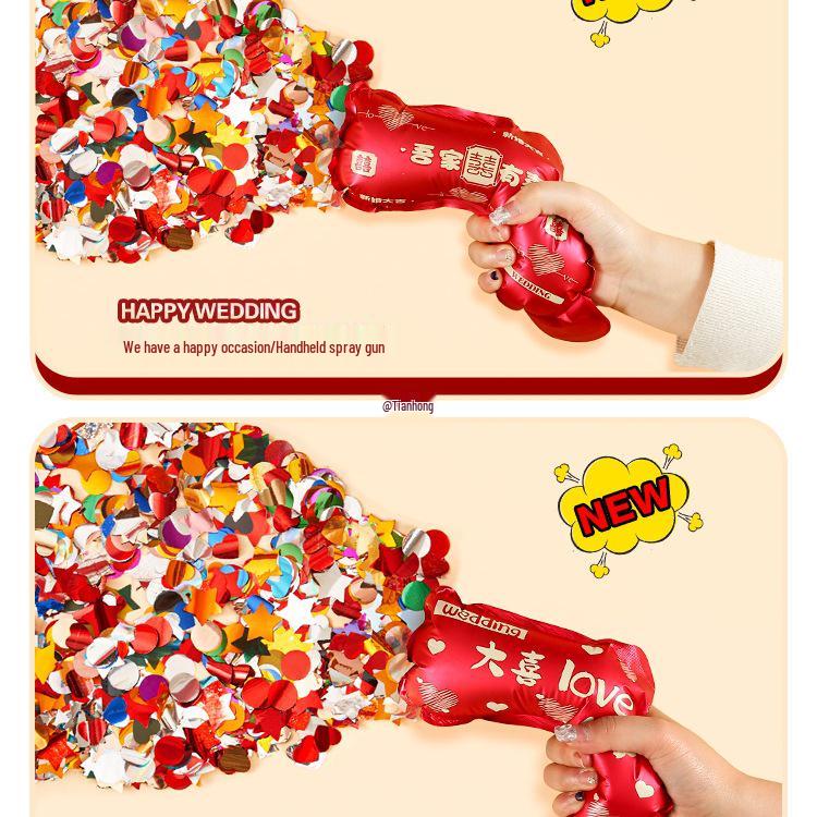 Creative Wedding Confetti Cannons & Photo Props Collection