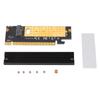M.2 To PCIE Adapter 8GBS Speed PCIE X16 Slot 2280226022422230 M.2 Adapter with Heat Sink for