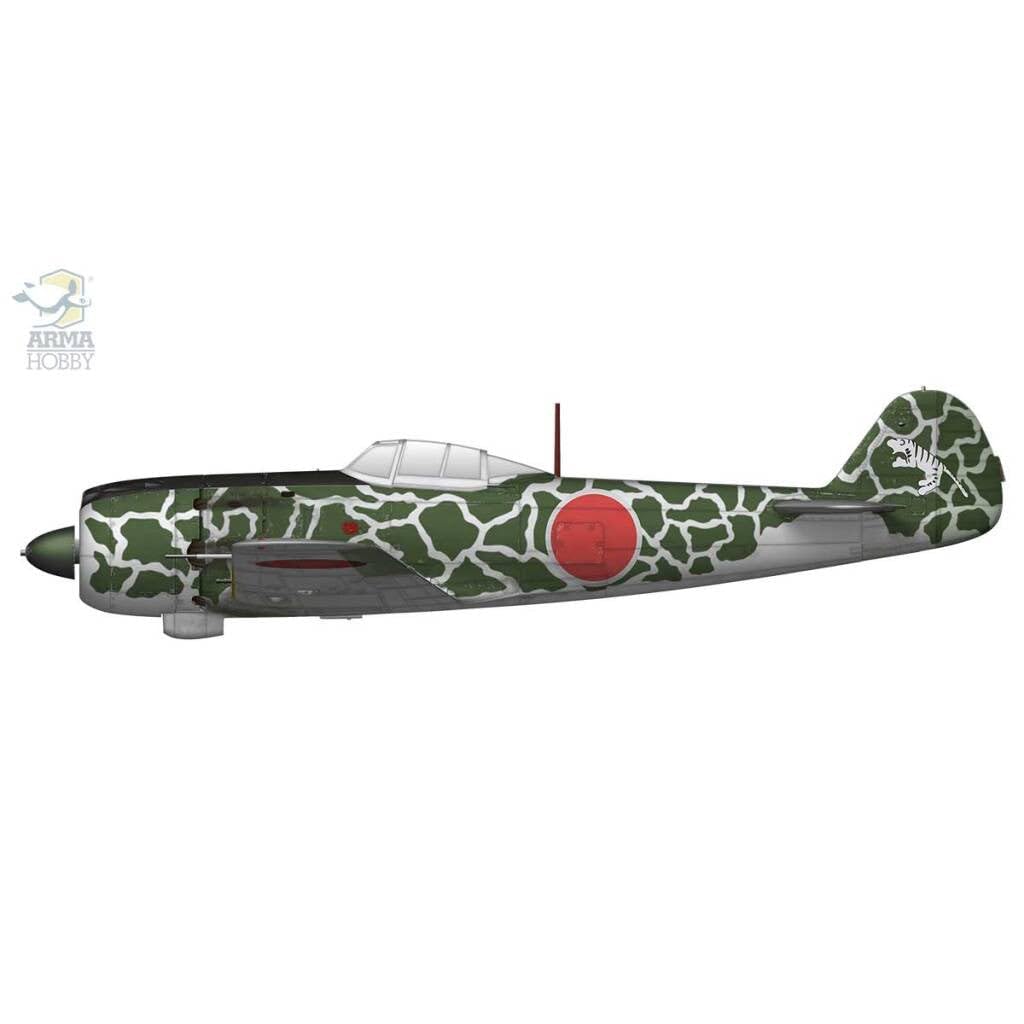 Arma Hobby Scale Japanese Army Nakajima Type 4 Fighter Hayate Expert Set Plastic Model Kit ADL70051 1/72 Ki-84