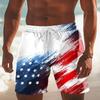 Мужской 4 июля США. Патриотические плавки-шорты для плавания, 250-й юбилейный флаг США, средней посадки, повседневные, для отпуска