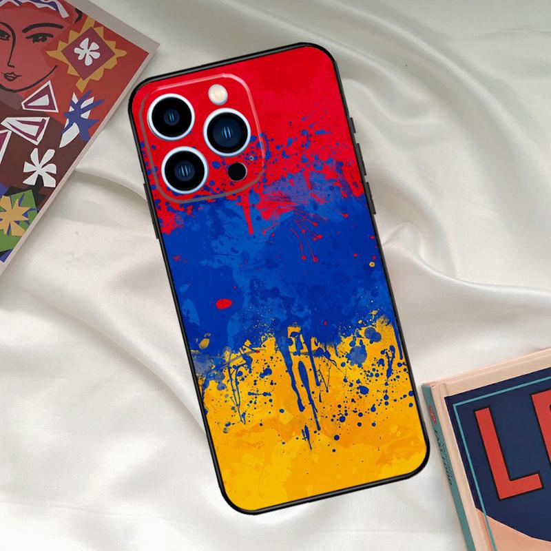 Чехол для телефона с флагом Армении для iPhone 17 16 15 13 12 11 14 Pro Max 16 Plus 12 13 Mini 16e 17 Air Funda Cover