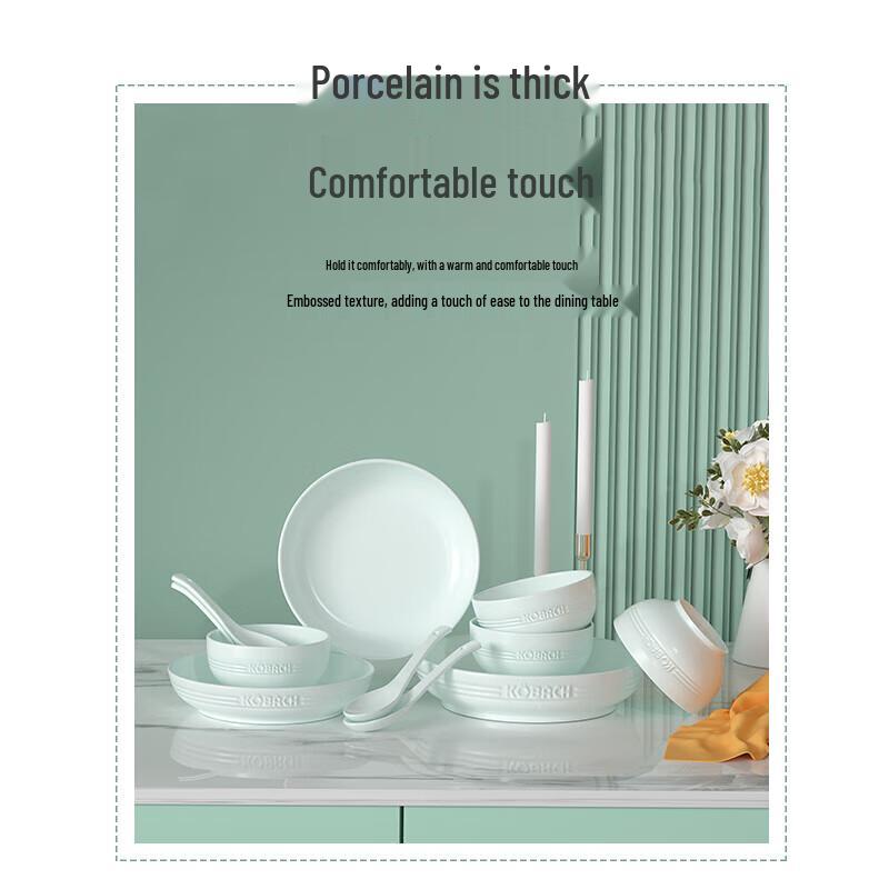 Kangbach 11-Piece Celadon Dinnerware Set