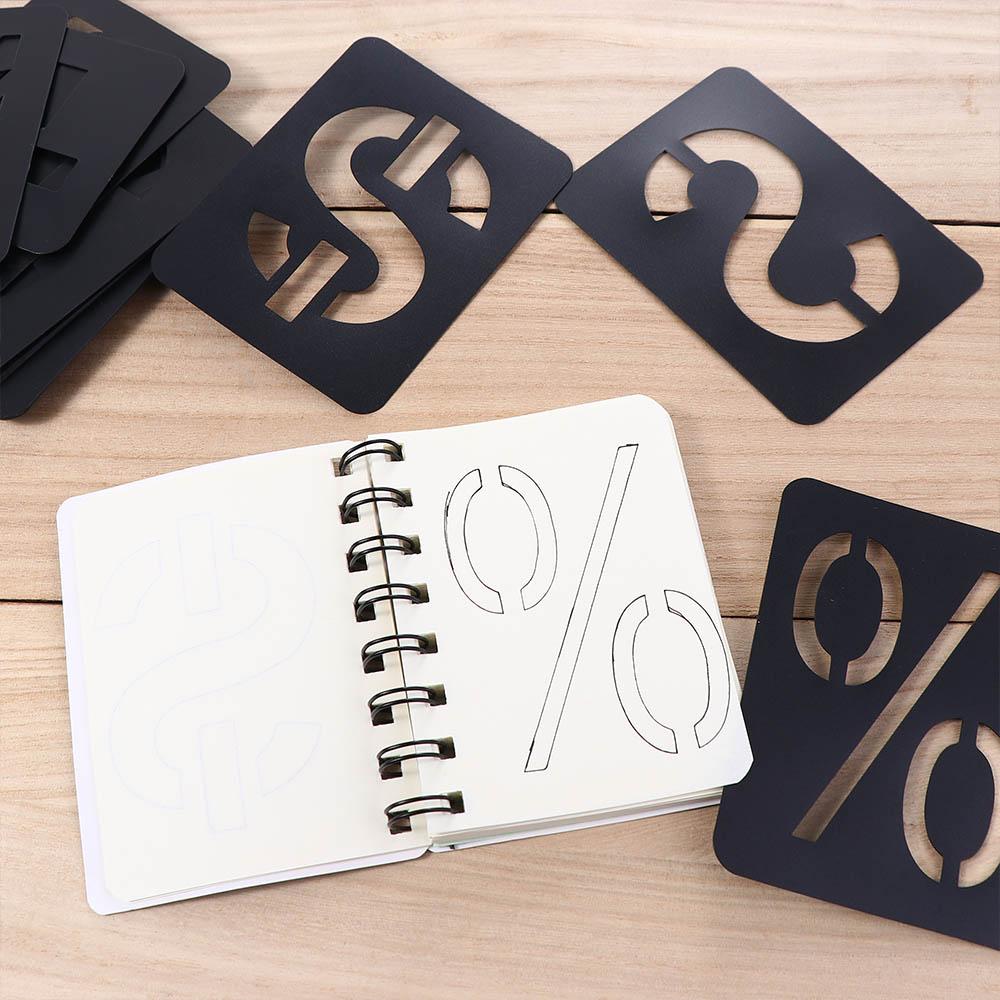 Шаблон для рисования Буквы Цифры Символы Шаблоны Трафареты для копирования Вырезанные трафареты Буквы Набор трафаретов