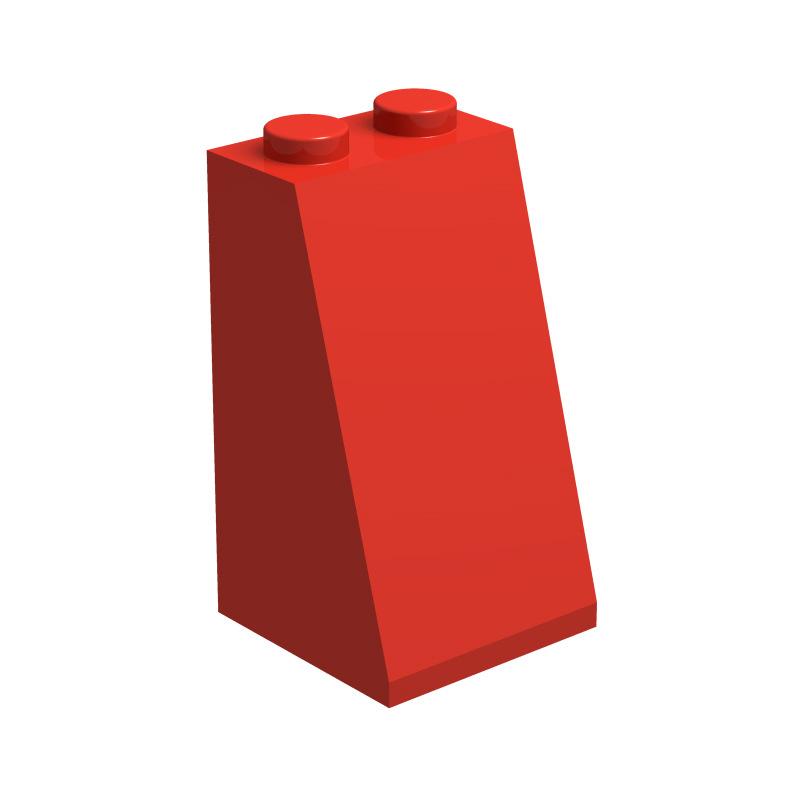 20 pcs/Lot MOC 2x2x3 Ramp Face Brick With 3684 Slope Brick Parts Roof Tile DIY Block Parts Compatible with Other Normal Blocks