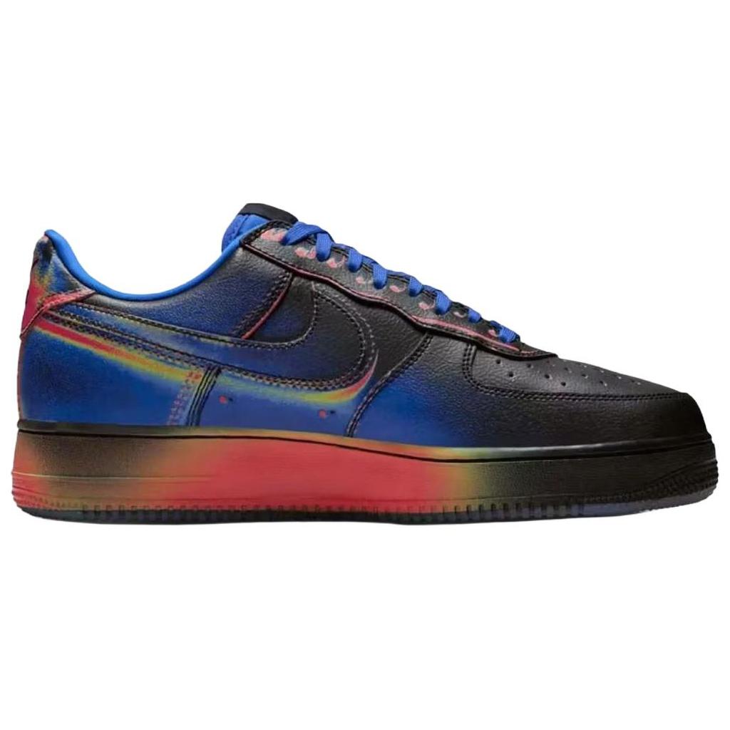 Nike Кроссовки мужские Nike Air Force 1 Low Heat Map Черный с Голубым Гонщиком IB6834-001