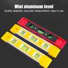 Portable ABS Shell Level Ruler High Precision Strong Magnetic 3 Bubble Level Meter Household Hardware Tools Laser Level Ruler