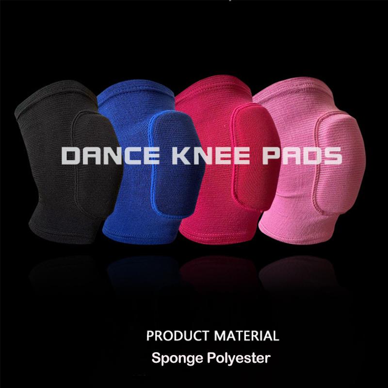 1 Pair Sports Knee Pad Adults Kid Dance Knee Protector Elastic Thicken Sponge Knees Brace Support for Yoga