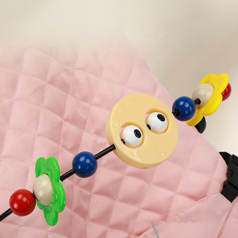 Toy Rack For Baby Bouncer Stroller Arch Toy For Baby Car Seat Baby-Safe Wooden Pillar Toy Rack Baby Bouncer Accessory