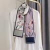 Classic high-end long silk scarf binding bag multi-functional winding bag handle streamer headband decorative trendy autumn clothes
