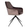 House Nordic Ava Mushroom Swivel Dining Chair 444237