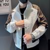 New Spring Autumn Fashion Trends Advanced Handsome Colored Polo Coat Jacket Casual and Versatile Design Men's Jacket