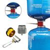 Практичный переходник для газовых баллонов Длинные газовые баллоны Преобразование Эффективное решение для преобразования газа Простота использования для кемпинга и приготовления пищи