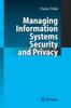 Книга Managing Information Systems Security and Privacy