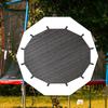 Trampoline Shade Cover Sun Protection Portable 16 Ft Protective Easy Install for 12 Poles