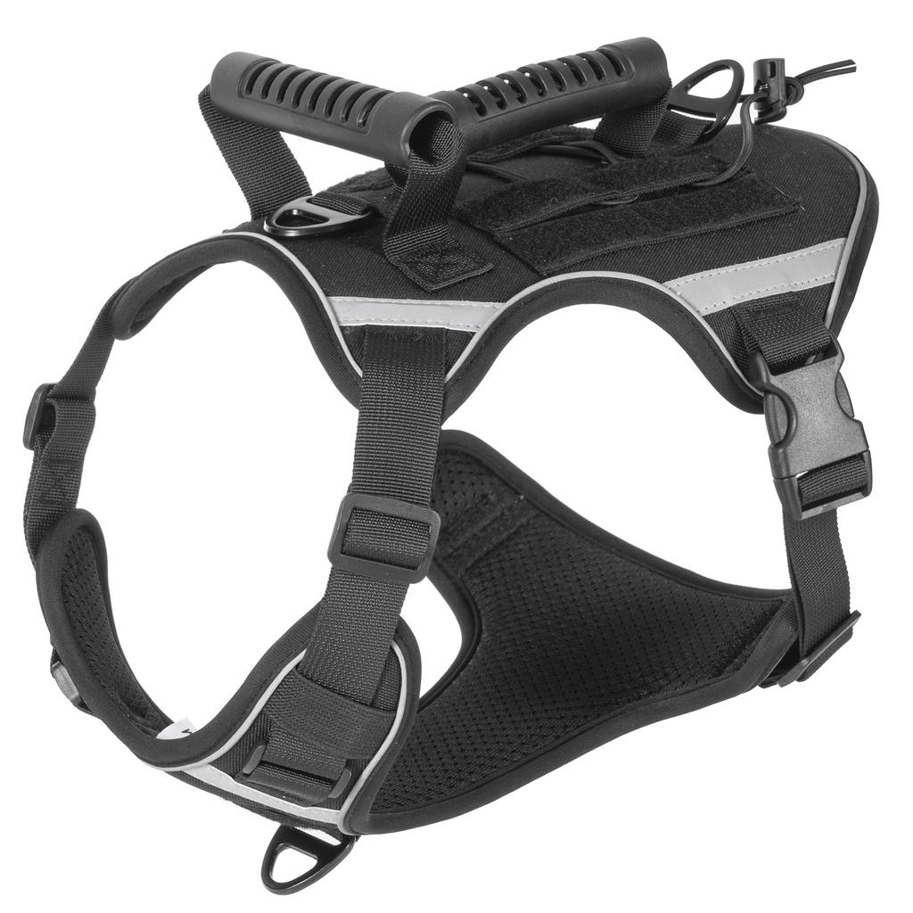 Chest Back Dog Tactical Chest Back Traction Rope Breathable Vest Clothing Outdoor Military Dog Training Chest Strap Large Dog