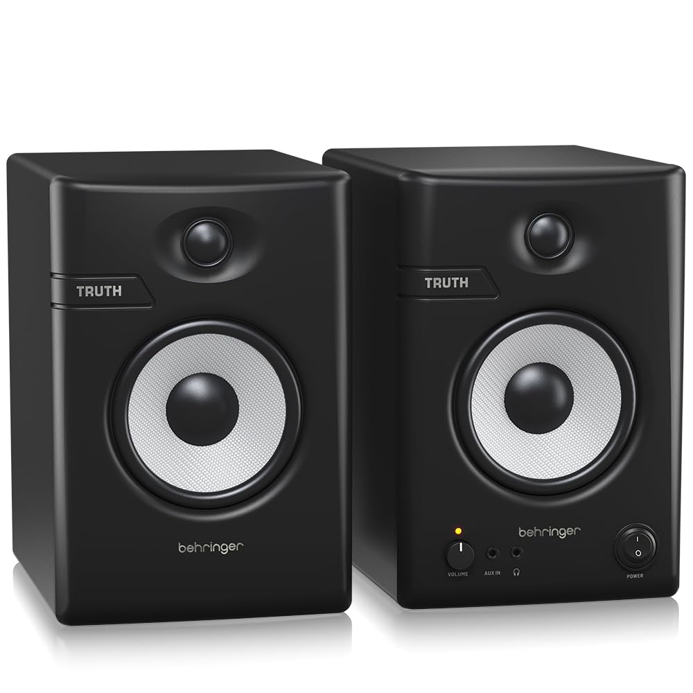 Пара мониторных динамиков Behringer серии TRUTH, дюймовый вуфер, модель TRUTH 4.5 4.5