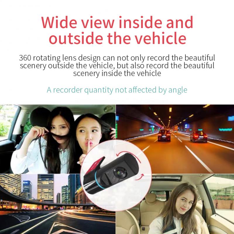 Мини-автомобильный видеорегистратор Vedio 1080P WIFI DVR ADAS Dash Camera Car DVR Camera Recorder DashCam для Android Car Radio